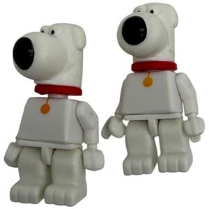 Lot of 2 Family Guy Brian Griffin KNex Figure Toy Collectible Building Set‎